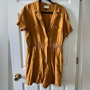 Mustard Universal Threads utility romper